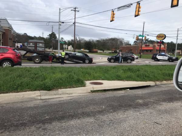2:55 PM.  Motor Vehicle Accident With Injuries Fortner and Ross Clark Circle
