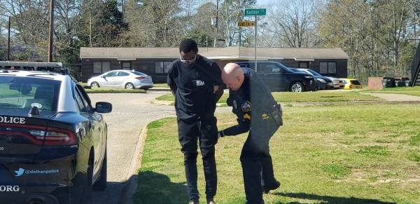 12:20 PM... Traffic Stop leads to Foot Pursuit and Arrest