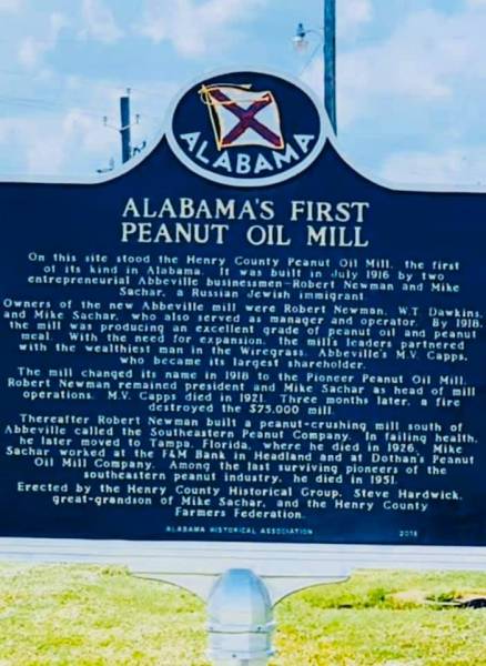 Alabama’s First Peanut Oil Mill 104 Years Ago