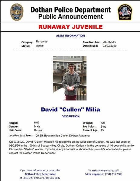 Runaway Juvenil David 