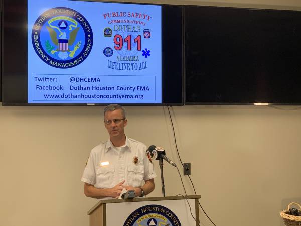 Saturday Afternoon Press Conference - Dothan - Houston County Emergency Management