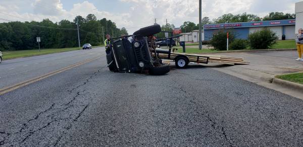 UPDATED at 3:47 PM   Jeep Overturned Hartford Highway and Trawick Road