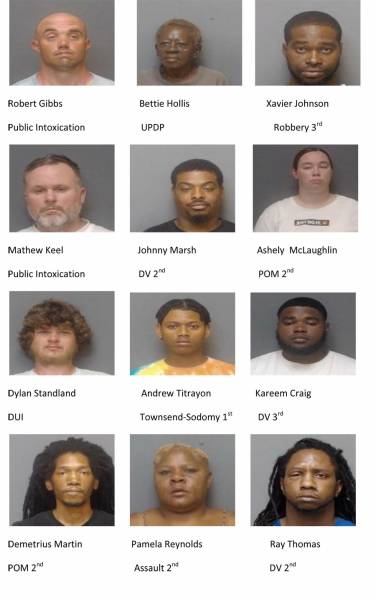 Weekend Mugshots for Dothan and Houston County