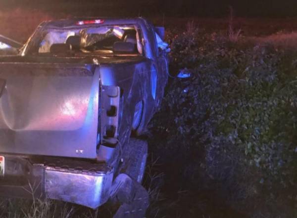 Vehicle Overturned on North County Road 33 in Columbia
