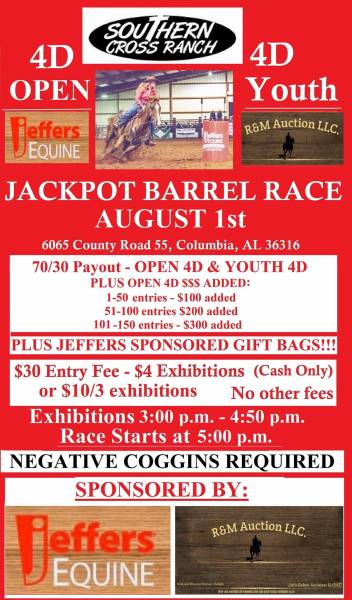 Southern Cross Barrel Race August 1, 2020