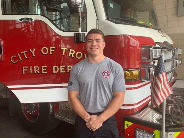 Troy Fire Congratulates Newest Advanced EMT
