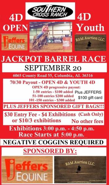 Southern Cross Barrel Race Sept 20 2020