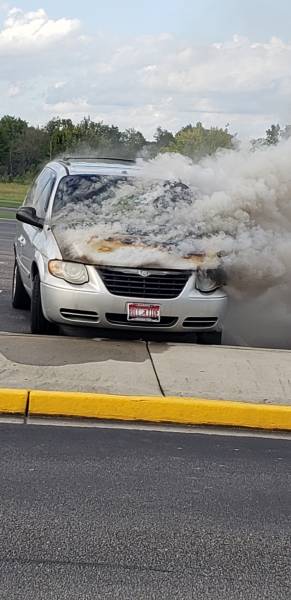 4:40 PM   Car Fire At Center Stage