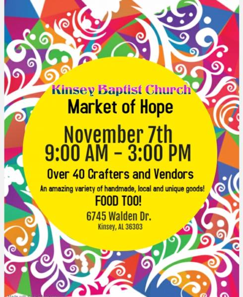 Kinsey Baptist Church Market of Hope