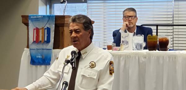UPDATED with Video: Sheriff Donald Valenza Speaks at Rotary