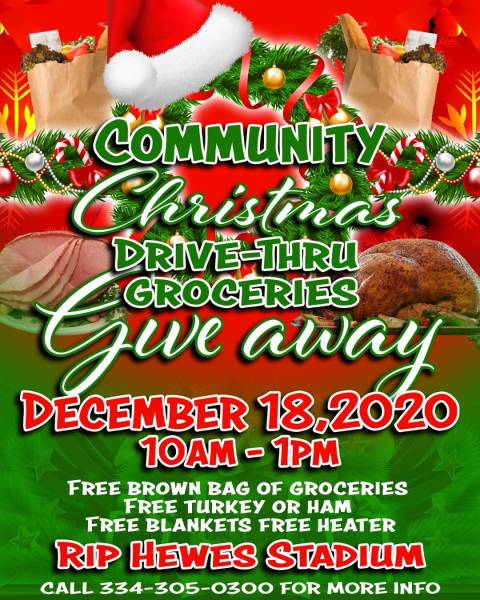 Community Christmas Drive-Thru Groceries