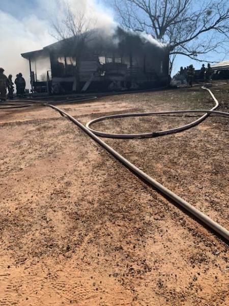 11:09 AM.. Working Structure Fire on T Peacock Road
