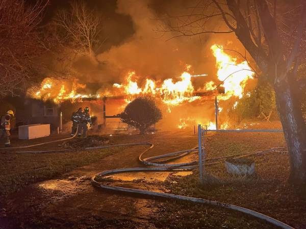 Last Evening, SLocomb, Structure Fire - Fully Engulfed