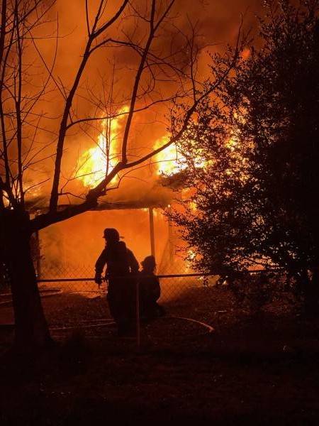 Last Evening, SLocomb, Structure Fire - Fully Engulfed
