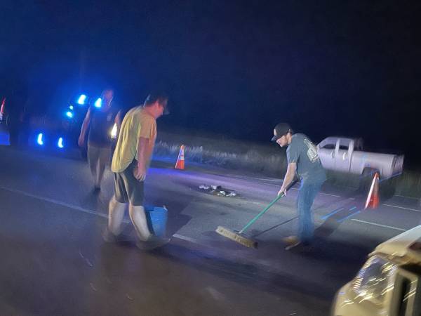 11:18 PM    Overturned Highway 84 In Cowarts