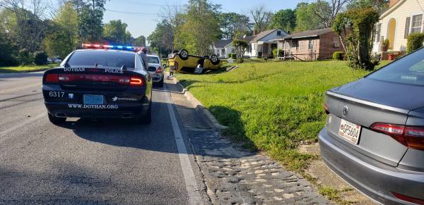 4:56 PM...Two Vehicle Accident with Rollover in the 900 block of Cottonwood Road