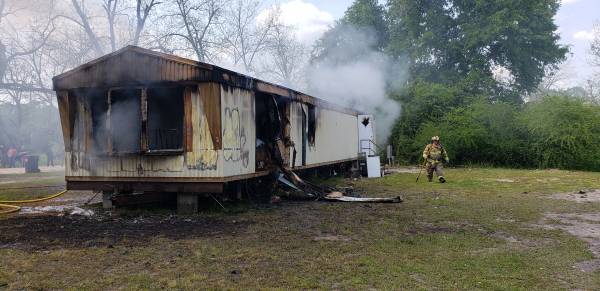 UPDATED at 7:50 PM... WORKING STRUCTURE FIRE - Weeks Trailer Park Ashford