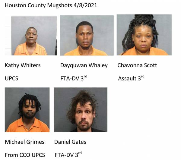 Dothan City /Houston County Mugshots 4/8/2021