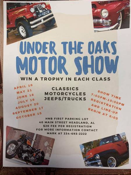 Under The Oaks Motor Show