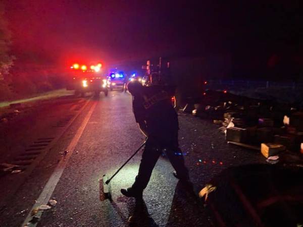 Okaloosa County Traffic Crash on  I 10 Involving a Liquor Truck