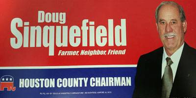 Today Doug Sinquefield Announced His Bid for Houston County Chairman