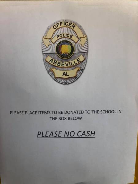 Abbeville Police Back To School Supply Drive