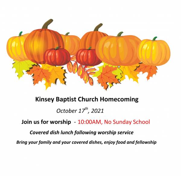 Kinsey Baptist Church Homecoming