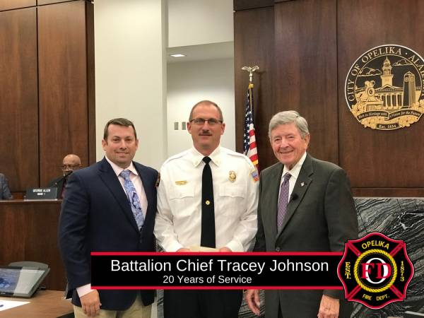 Congratulations To Battalion Chief Tracey Johnson