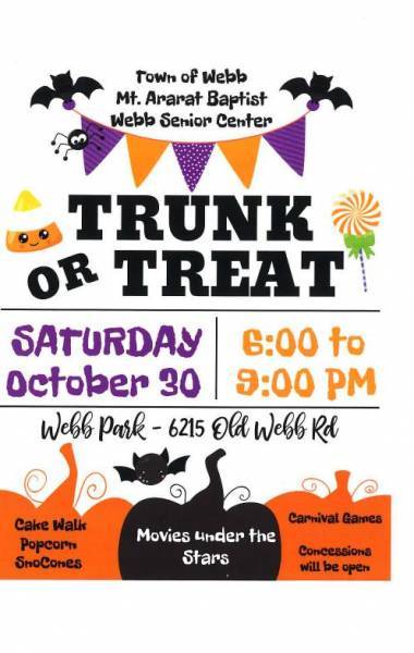 Town of Webb Trunk or Treat