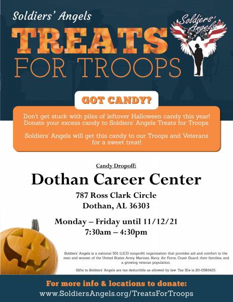 Soldier’s Angels Treats for Troops