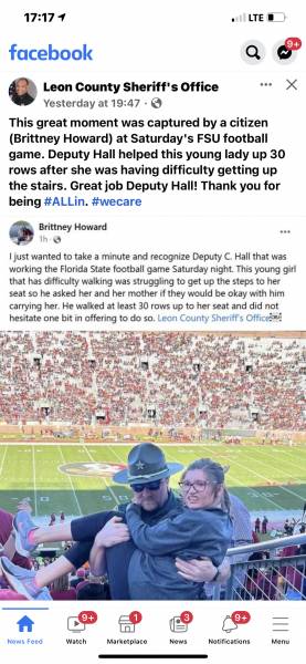 Tallahassee - Leon County Sheriff Deputy Goes Above and Beyond