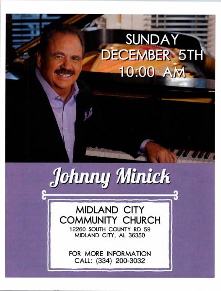 Midland City Community Church Hosting Event December 5th