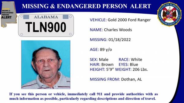 UPDATE: 2:24 P.M Missing Person for Geneva County