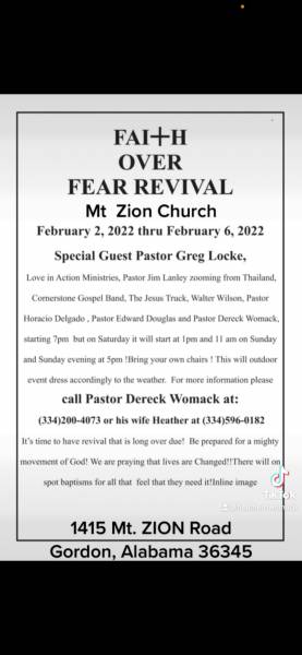 Faith Over Fear Revival