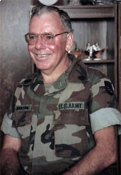 Command Sergeant Major Horace Bascom “H.B.” Johnson, USAR, Ret.