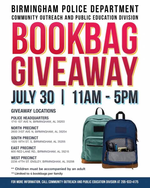 Back to School Bookbag Giveaway Event!