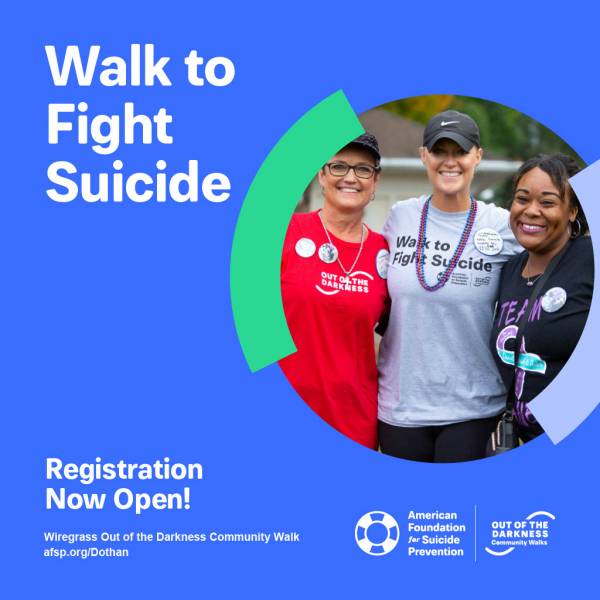 2022 Wiregrass Out of the Darkness Community Walk for Suicide Prevention