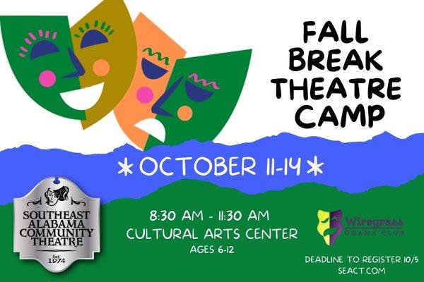 Community theatre offers fall break camp for ages 6-12