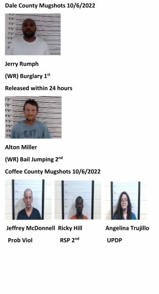 Dale County/Coffee County/Pike County/Barbour County 10/6/2022
