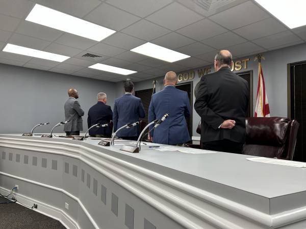 The First Houston County Commission Meeting