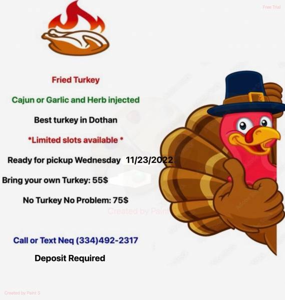 Fried Turkeys For Thanksgiving