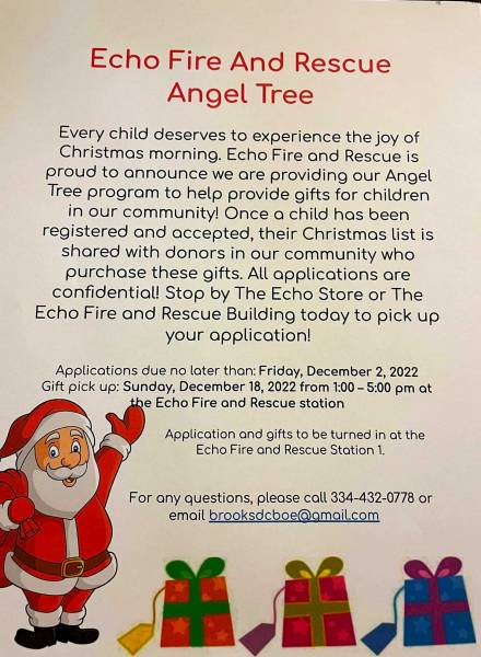 Echo Fire Rescue Angel Tree