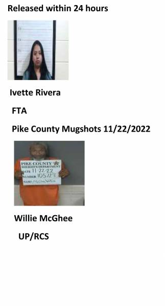 Dale County/Coffee County/Pike County Mugshots 11/22/2022