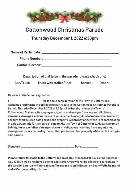 Cottonwood 2nd Annual Christmas Parade