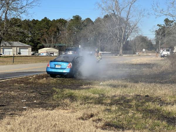 10:32 AM.   Vehicle Fire - In Motion At Time