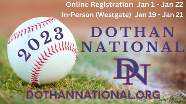 Dothan National League ba seball Registration