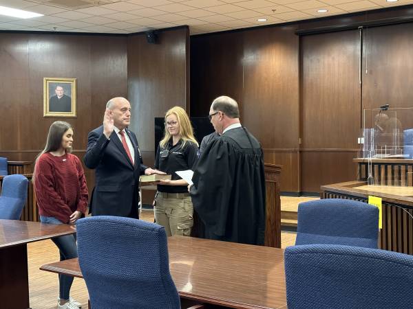 Dale County Coroner John Cawley Sworn In