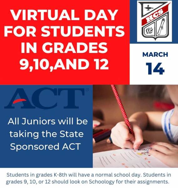 Virtual Day for Some Students this Week