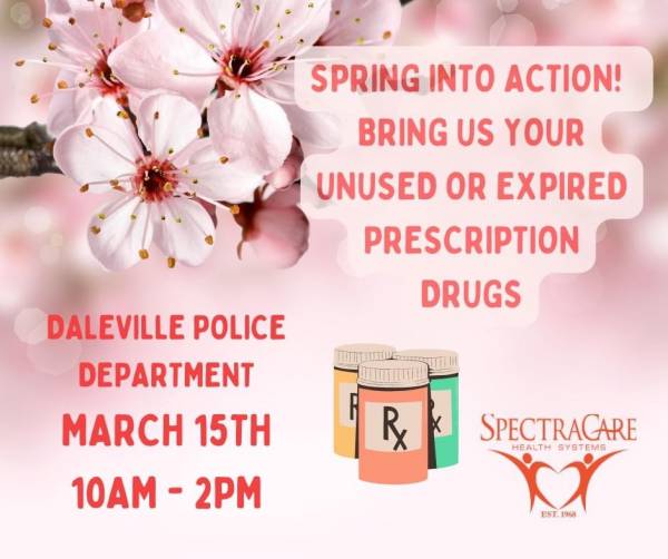 Drug Take Back in Daleville Today