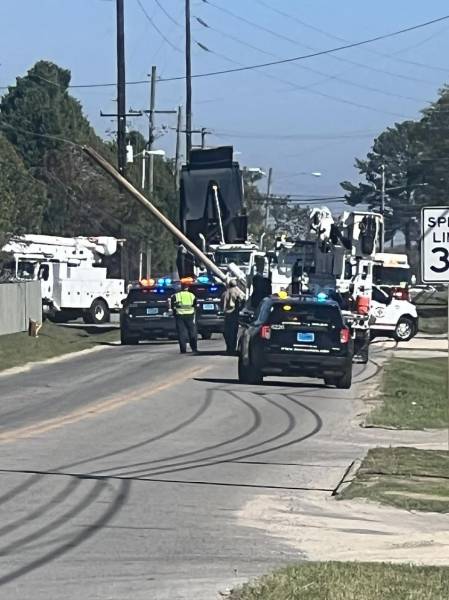 Power Outage due to Vehicle Accident